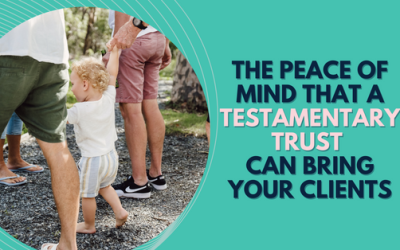 The Peace of Mind that a Testamentary Trust can bring your clients